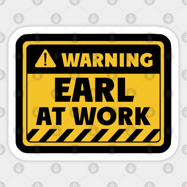 Earl at work Sticker by EriEri